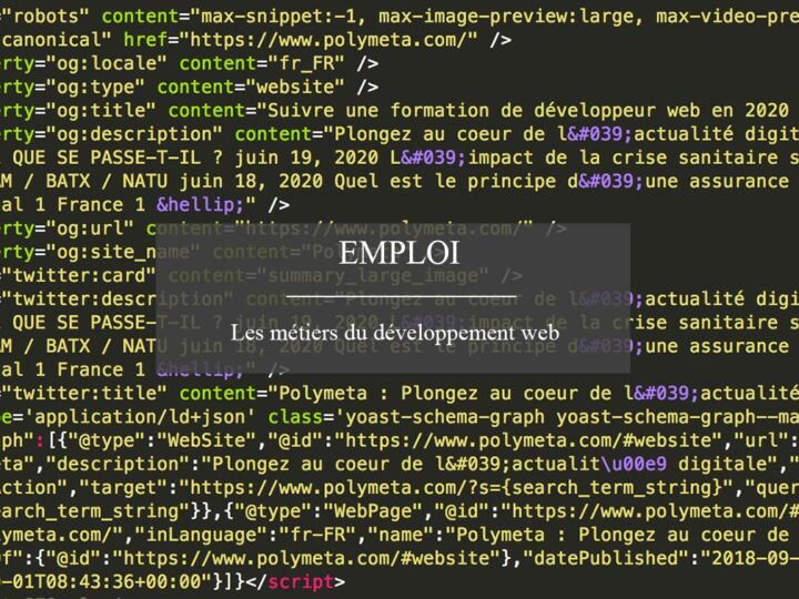 Suivre une formation développeur web en 2020
