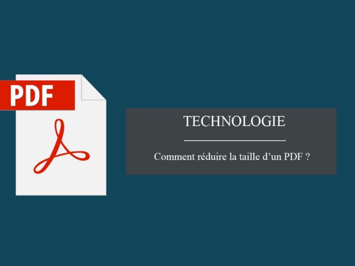 Comment réduire la taille d’un PDF ?