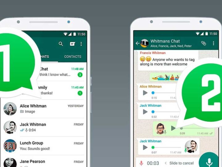 Comment utiliser deux comptes sur la même appli WhatsApp ?