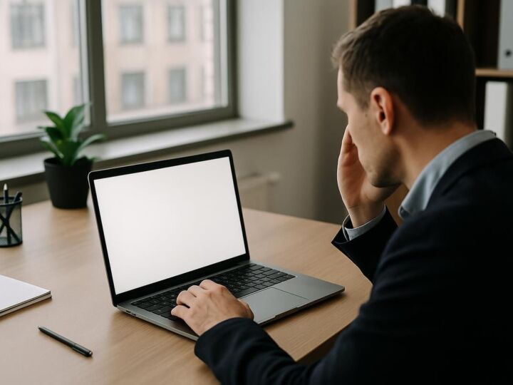 Mon ordinateur portable s&rsquo;allume mais l&rsquo;écran reste blanc