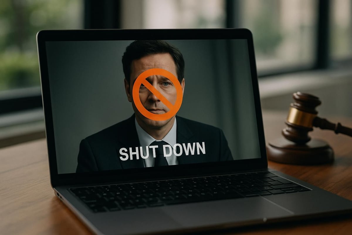fermeture de deepfake