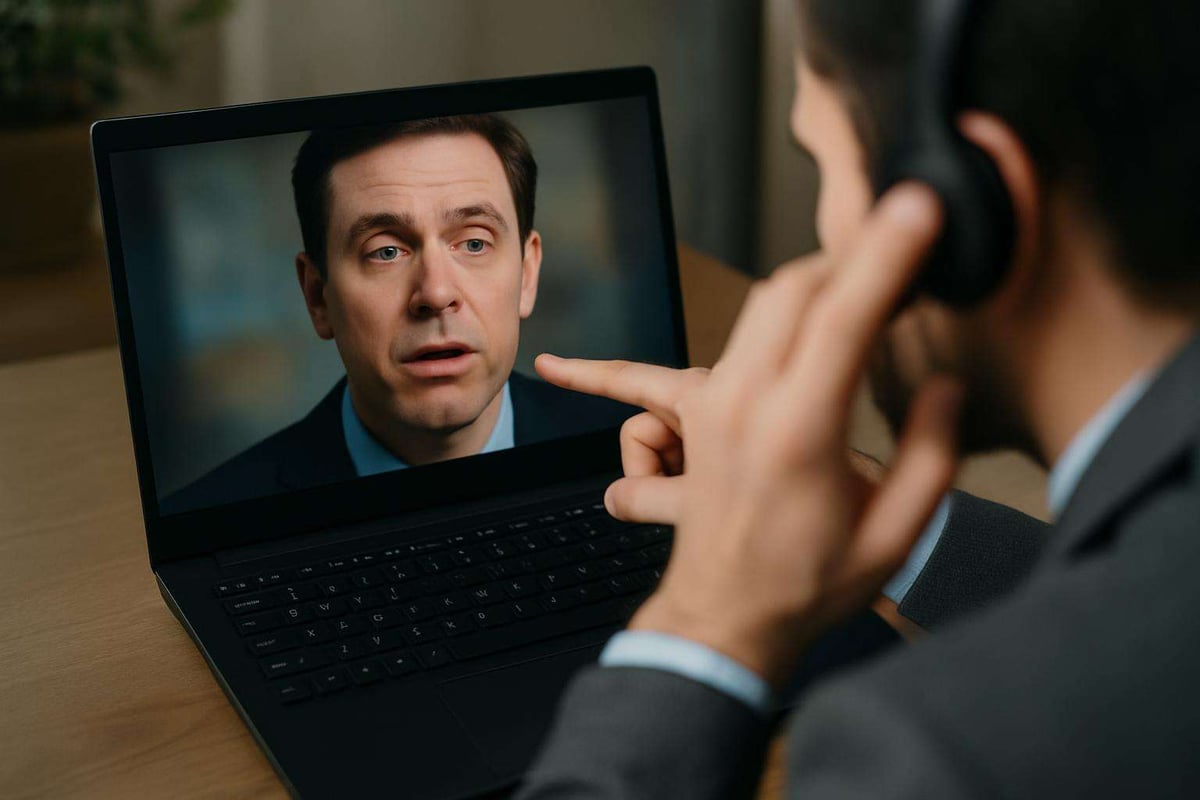 indices visuels de deepfake