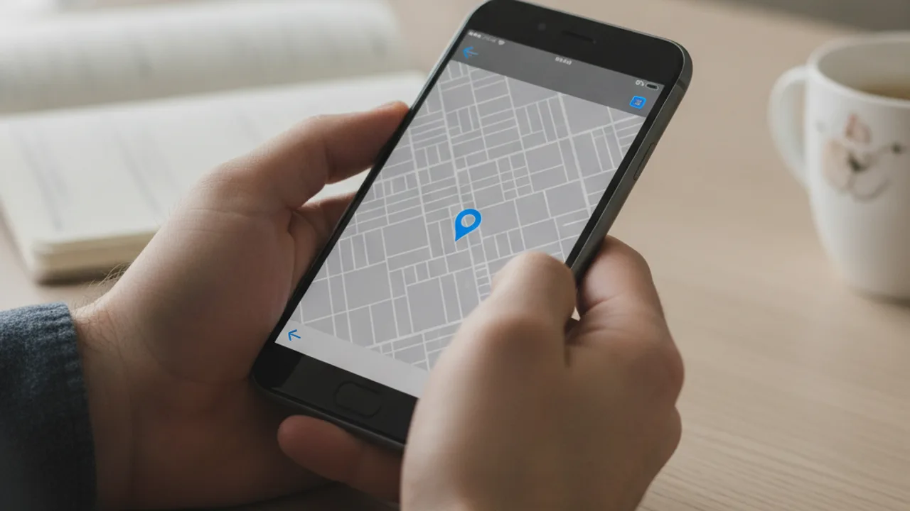 Consulter une carte de localisation sur son smartphone