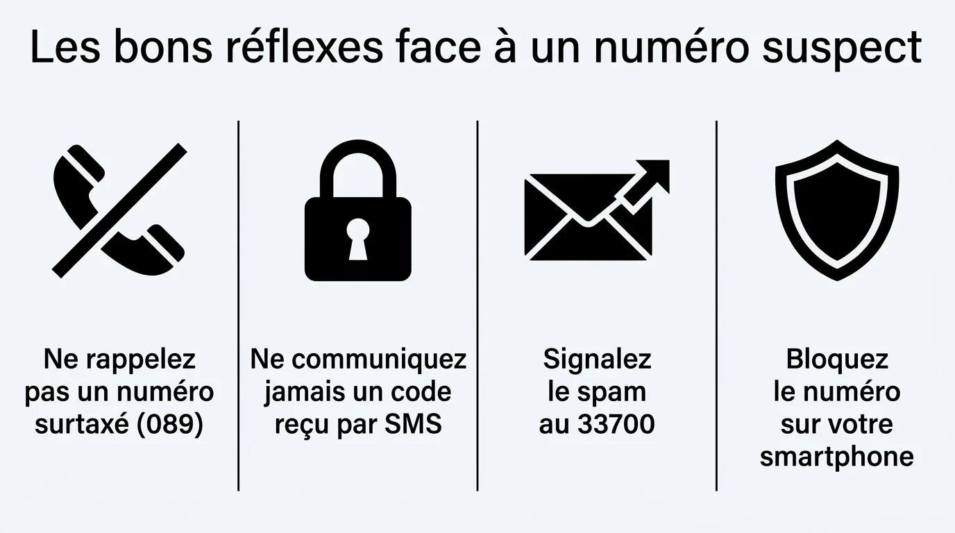 Les bons réflexes face à un numéro suspect